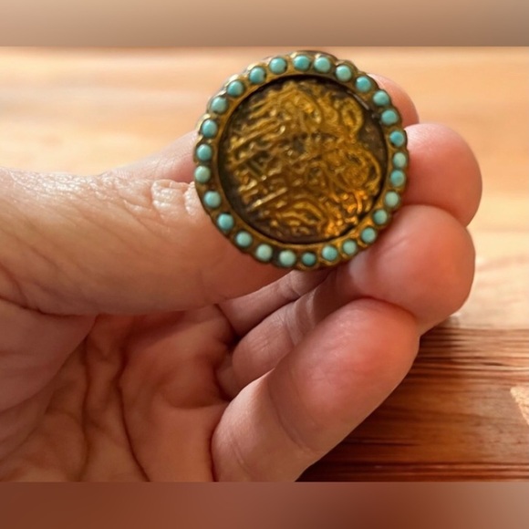 Boutique 2Pc Stunning Turquoise Ring & Bracelet Set - Picture 7 of 7